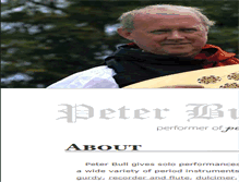 Tablet Screenshot of peterbull.com